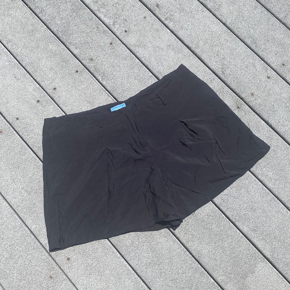 Black Dressy Soft Shorts